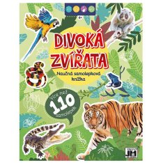 JRM Samolepková knižka Divé zvieratá, 110+ nálepiek