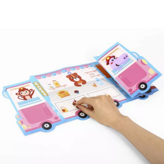 Tookyland Hasičské a zmrzlinárske auto 2v1 adh.nálepky