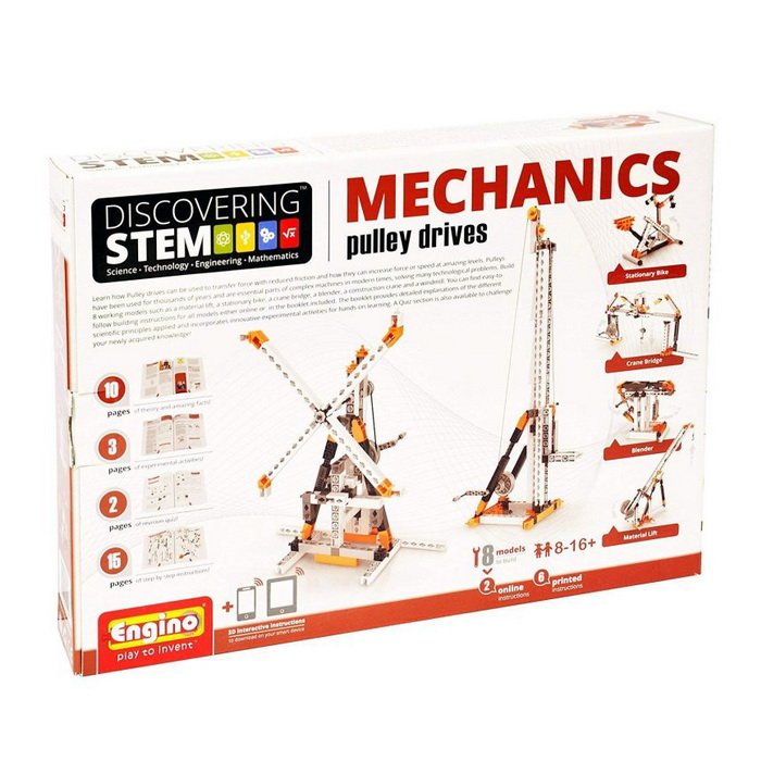 Engino STEM Mechanika - Kladkové pohony