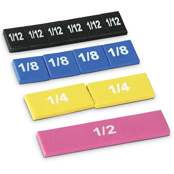 Learning Resources Penové magnetické zlomky, 51 ks