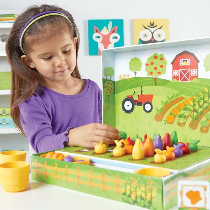 Learning Resources Zeleninová farma - hra na triedenie