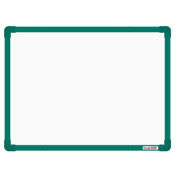 Magnetická keramická tabuľa zelený rám