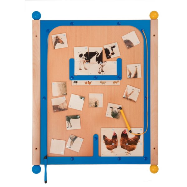 Nástenný panel s hospodárskymi zvieratami, 77 x 63 cm
