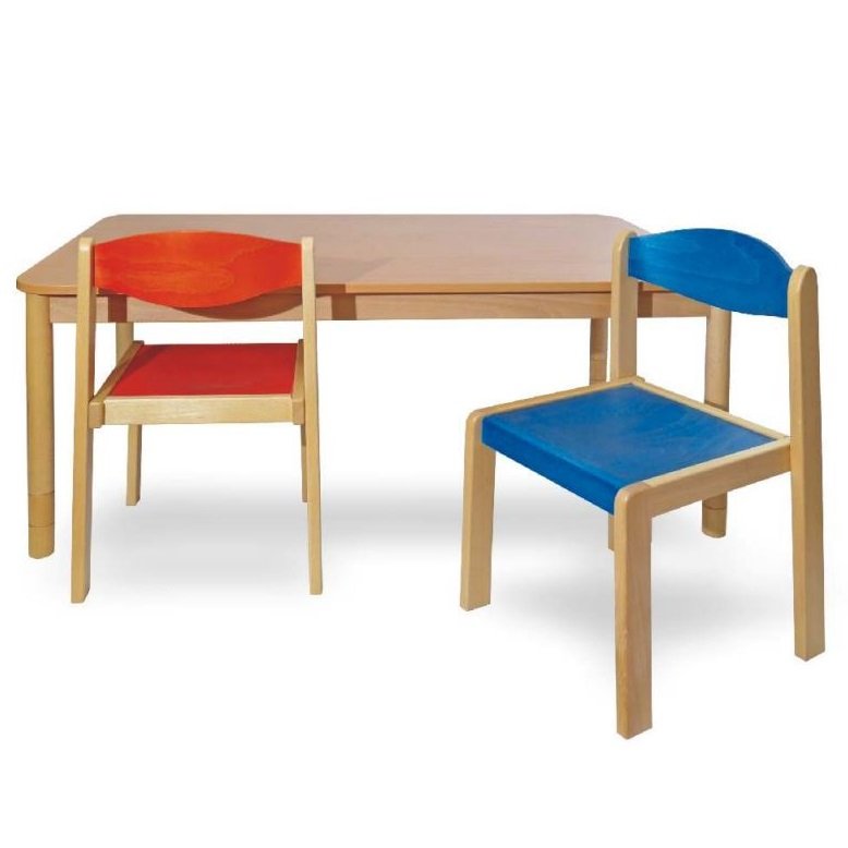 Školská stohovateľná stolička EMA 3, 35 cm