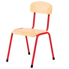 Stohovateľná kovová stolička Karolman 5, 43 cm