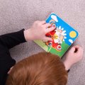 Bigjigs Toys Vkladacie puzzle životný cyklus Motýľ, 6 dielikov