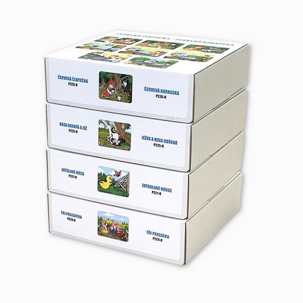 Komplexná sada magnetiek Rozprávky 1, 32 kariet
