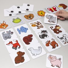 Magnetické obrázky Spoznávajme zvieratká, 36 kariet