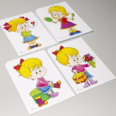Magnetické obrázky Veselé deti - Ema, 32 kariet