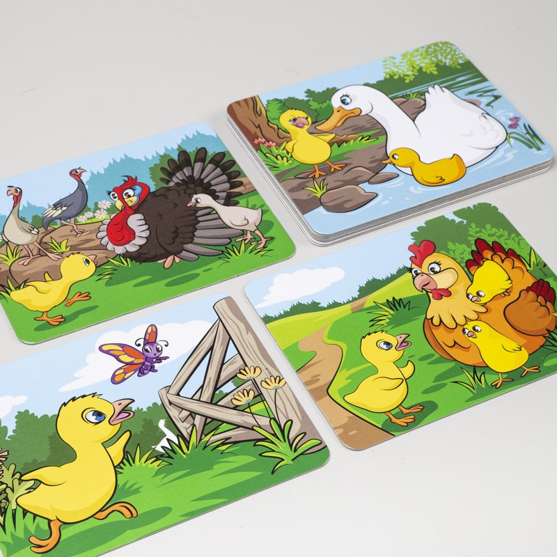 Magnetické karty Zatúlané húsa, 6 kariet