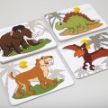 Magnetické karty Zvieratká – dinosaury, 10 kariet