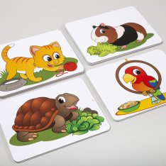 Magnetické obrázky Zvieratká – domáci miláčik, 8 kariet