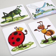 Magnetické obrázky Zvieratká – hmyz, 14 kariet