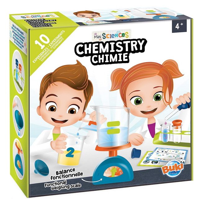 Buki MiniScience chemické laboratórium pre predškolákov, 10 pokusov