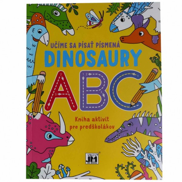 Dinosaury - Učíme sa písať Písmená, 64 strán