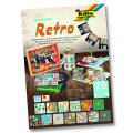 Kreatívny blok Retro A4+, 13 motívov