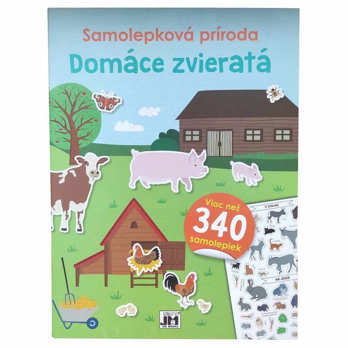 Samolepková príroda Domáce zvieratá, 340+