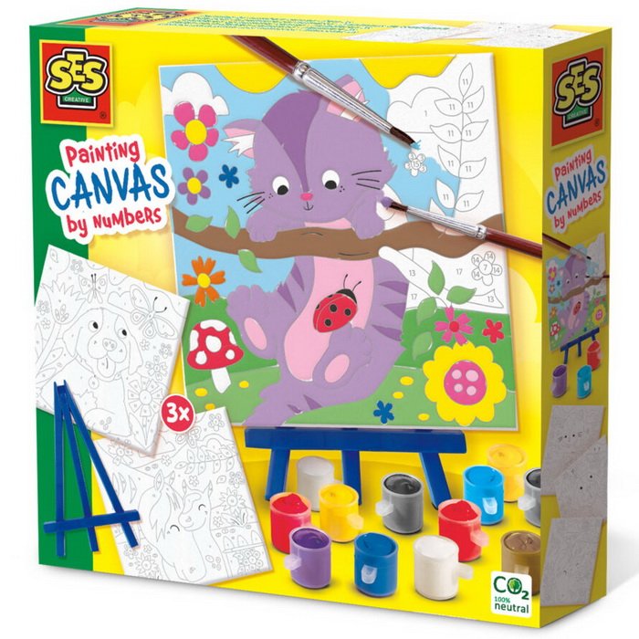 Ses Creative Maľovanie podľa čísel, 3 obrázky