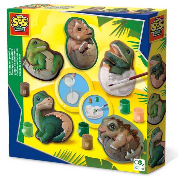 Ses Creative Odlievanie a maľovanie Dinosaury z vajíčka
