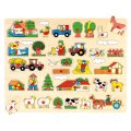Bino Puzzle Farma - maxi, 31 dielikov