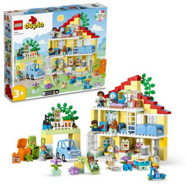 Duplo 10994 Rodinný dom 3v1, 218 ks