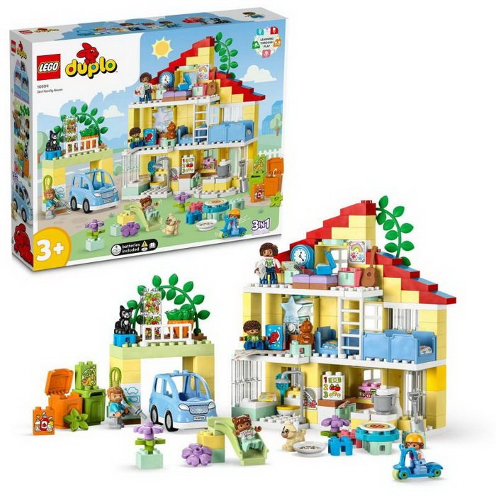 Duplo 10994 Rodinný dom 3v1, 218 ks