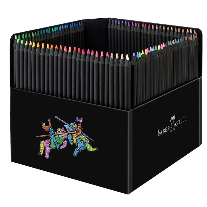Faber Castell Pastelky Black Edition, 100 ks