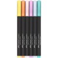 Faber Castell Popisovače Black Edition pastelové, 6 ks