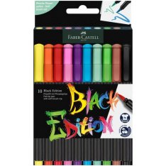 Faber Castell Popisovače Black Edition základné, 10 ks