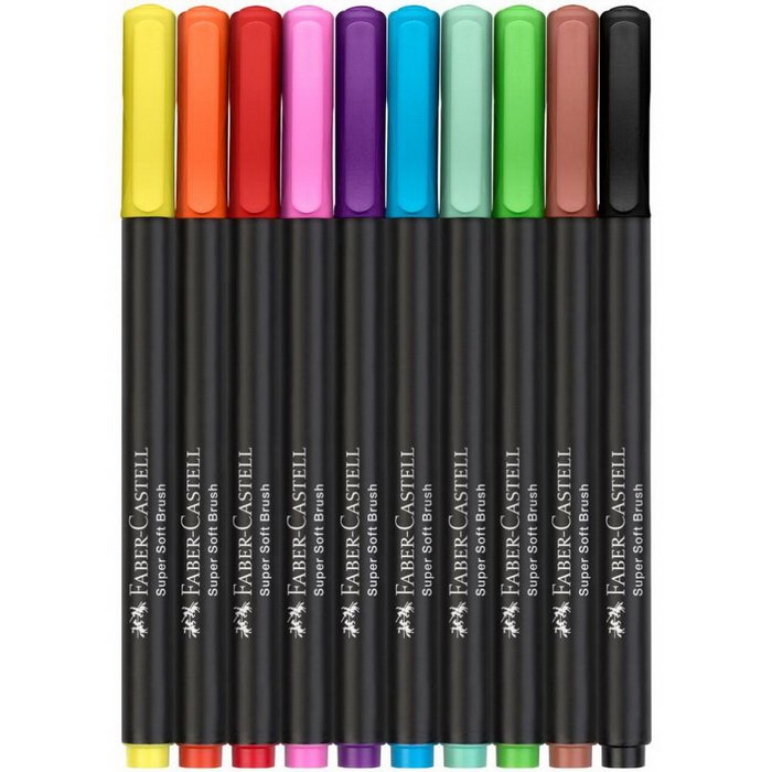 Faber Castell Popisovače Black Edition základné, 10 ks