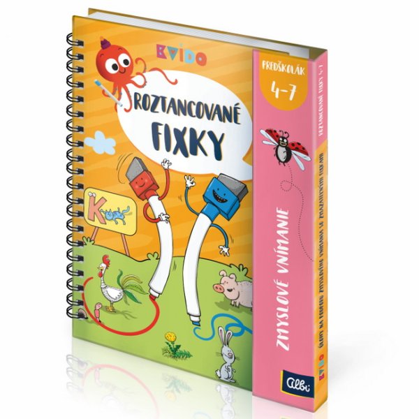 Kvído Roztancované fixky Zmyslové vnímanie 4+