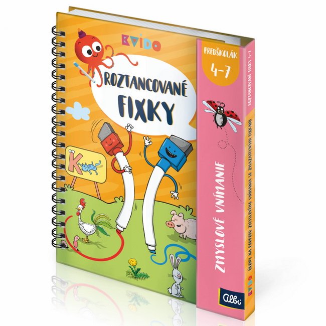 Kvído Roztancované fixky Zmyslové vnímanie 4+
