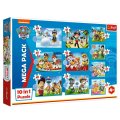 Trefl Puzzle 10v1 MEGA PACK Labková patrola: Spoľahlivý tím