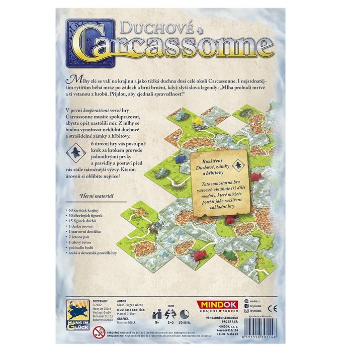 Mindok Duchovia Carcassone - kooperatívna hra