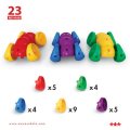 Pracovné karty pre plastovú 3D stavebnicu Húsenica, 24 ks