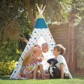 Bigjigs Toys pestrofarebné indiánske Típí, 173 cm