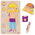Goki Viacvrstvové puzzle Dievča, 29 dielikov