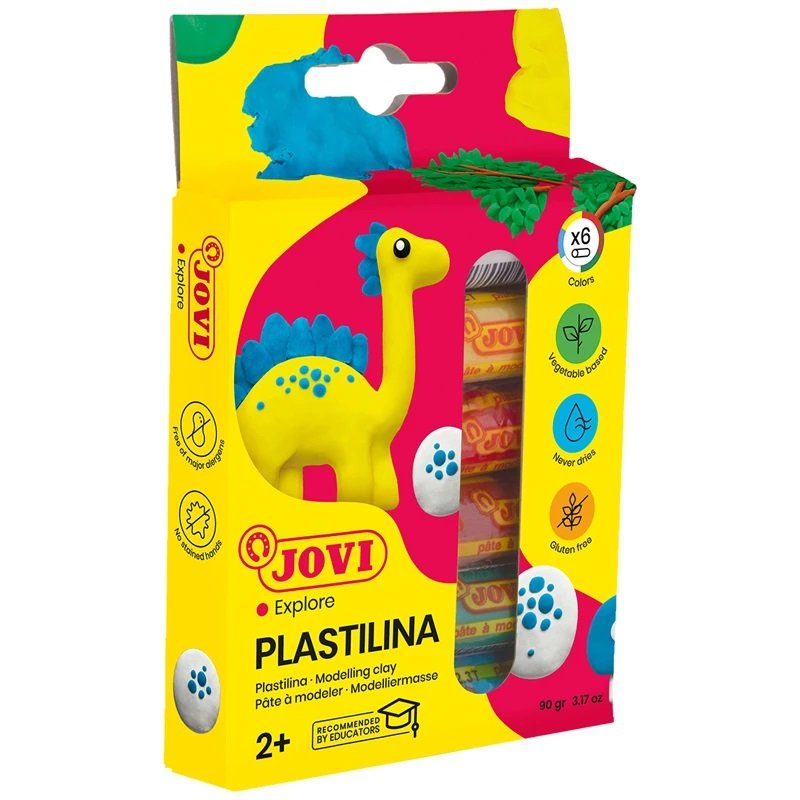 Jovi Plastelína válčeky, 6 ks
