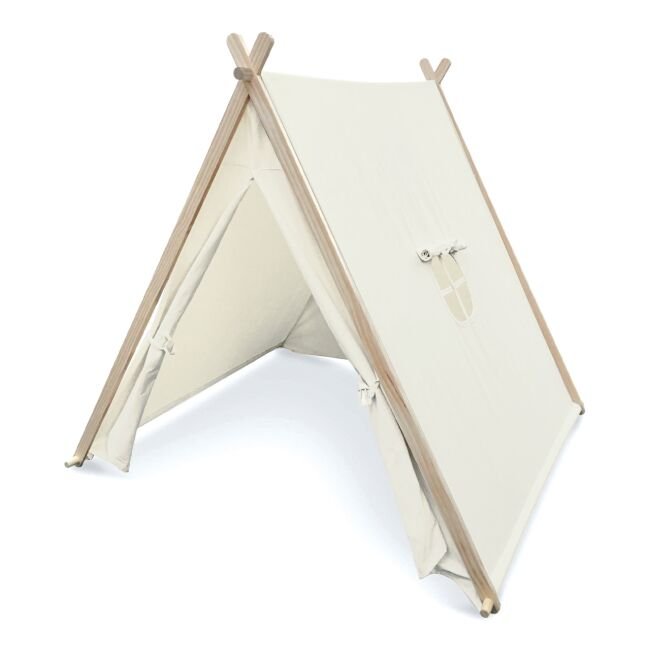 Vilac biely prírodný detský stan, 108 cm