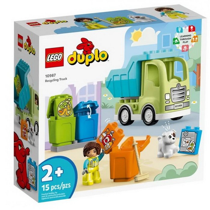 Duplo 10987 Smetiarske auto, 15 ks