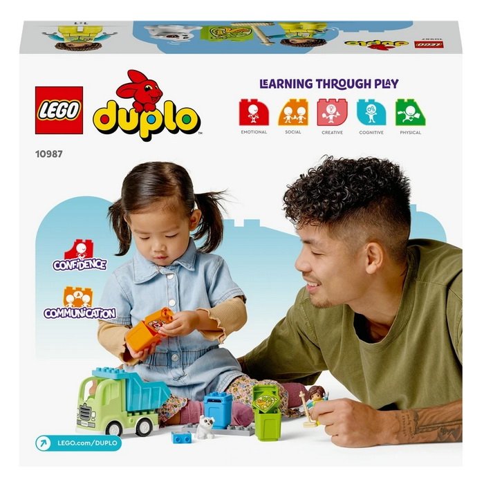 Duplo 10987 Smetiarske auto, 15 ks