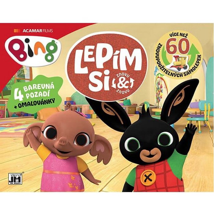 Lepím si zvova a znova - Bing, 60+ ks
