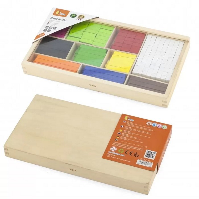 Viga Drevené matematické kocky, 308 ks