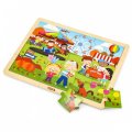Viga Drevené puzzle Jeseň, 24 dielikov