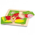 Viga Puzzle pre najmenších Lienka, 4 dieliky