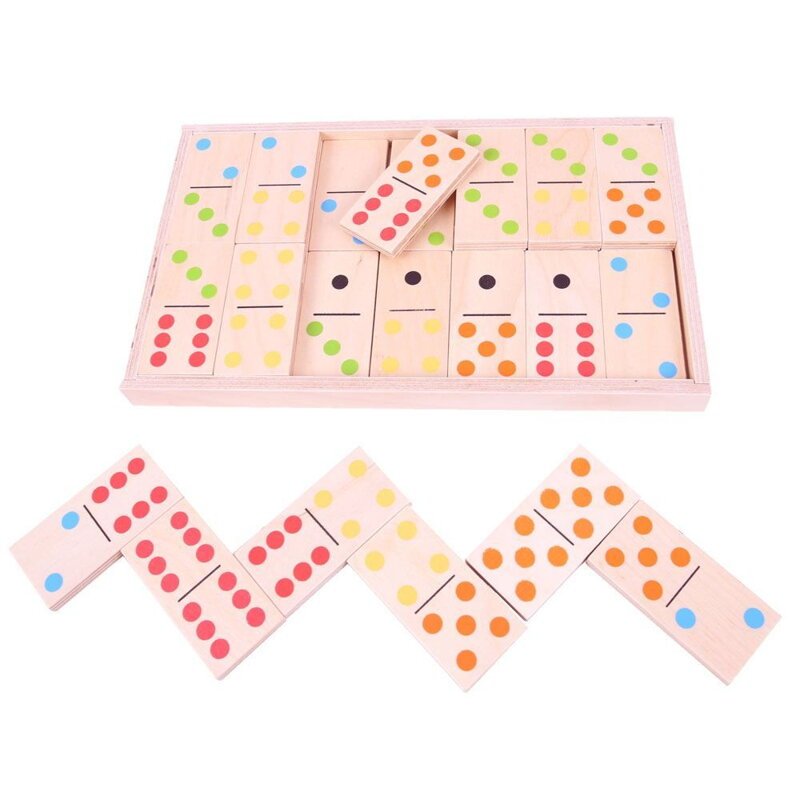 Bigjigs Toys Drevené mega domino