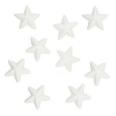 Creatoys Polystyrénové hviezdy 5 cm, 9 ks