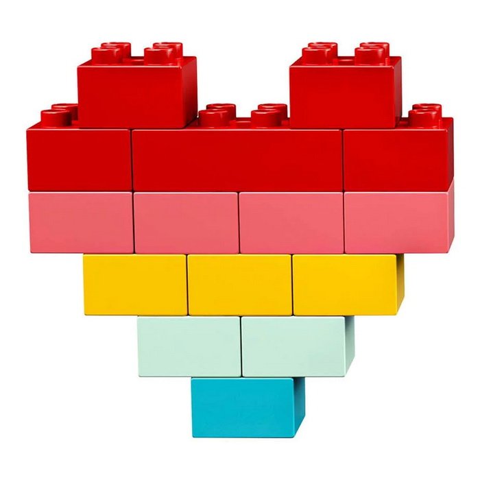 Duplo 10909 Box so srdiečkom, 80 ks