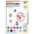 Folia Hárky z moosgummi glitter A4, 10 farieb