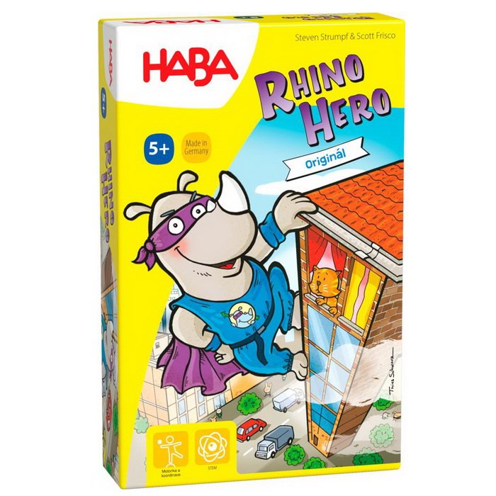 HABA Spoločenská hra pre deti Rhino Hero